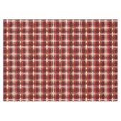 Rood Goud Kerst Tartan Patroon#7 ID1009 Tafelkleed (Voorkant (Horizontaal))