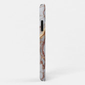 rood goud marmer Case-Mate iPhone case (Achterkant/rechts)