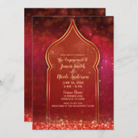 Rood & Goud Marokkaans Arabian Nights Verloving