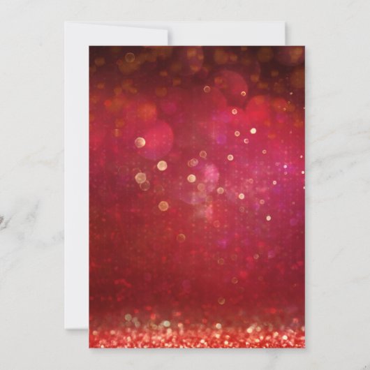 Rood & Goud Marokkaans Arabian Nights Vrijgezellen Kaart (Achterkant)