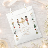 Rood goud Notenkraker ballerina kids verjaardagsfe Bedankzakje (Geknipt)