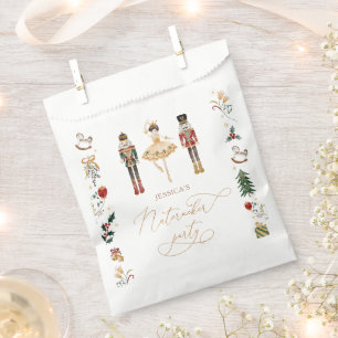 Rood goud Notenkraker ballerina kids verjaardagsfe Bedankzakje