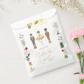 Rood goud Notenkraker ballerina kids verjaardagsfe Bedankzakje (Gezegeld)