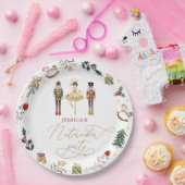 Rood goud Notenkraker ballerina kids verjaardagsfe Papieren Bordje (Feest)