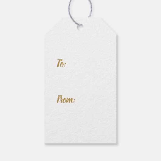 Rood Goud Rozen Moederdag Cadeaulabel (Achterkant)