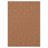 Rood goud vakantie tafelkleed (Voorkant)