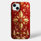ROOD & GOUD VAKANTIEPATRONEN Case-Mate iPhone CASE (Achterkant)