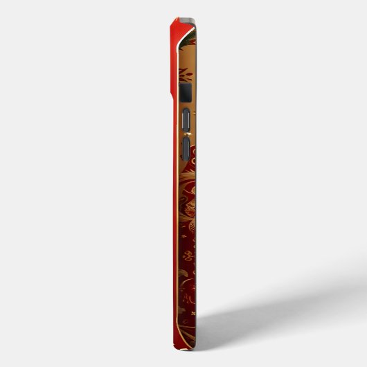 ROOD & GOUD VAKANTIEPATRONEN Case-Mate iPhone CASE (Achterkant / Links)