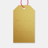 Rood Goud Varken Papercut Chinees Nieuwjaar 2019 G Cadeaulabel (Achterkant)