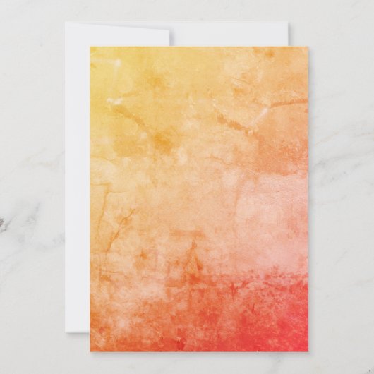 Rood + Goud Waterverf Bloemen 80ste Verjaardagsfee Kaart (Achterkant)