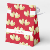 rood goud wit gepersonaliseerd bedankdoosjes (Achterkant)