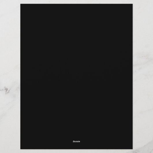 Rood Goud Zwart Art Deco Luxe Briefhoofd (Achterkant)