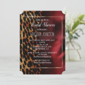 Rood Goud Zwart Koeienhuid Kaart (Staand voorkant)