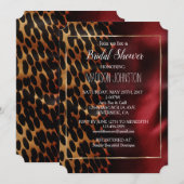 Rood Goud Zwart Koeienhuid Kaart (Voorkant / Achterkant)