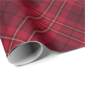 rood goud zwart vleid diagonaal patroon cadeaupapier (Rol Hoek)