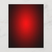 Rood gouden kerstbal sterren kerstfeest uitnodigin (Achterkant)