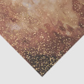 Rood goudvuursterrenstelsel met gouden stippen tissuepapier (Detail)