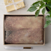 Rood goudvuursterrenstelsel met gouden stippen tissuepapier (Geschenk)