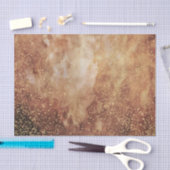 Rood goudvuursterrenstelsel met gouden stippen tissuepapier (Craft)