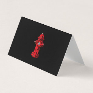 Rood grafisch vuurwerkpapier voor brandweerhaard visitekaartje