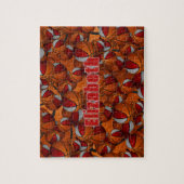 rood grijs basketbal meisjes jongens team kleuren legpuzzel (Verticaal)