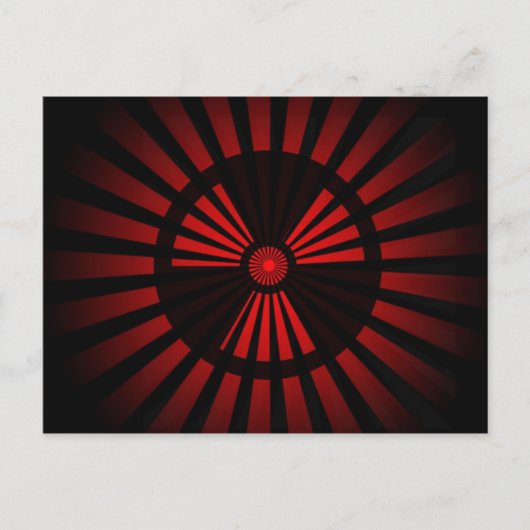 rood-grijs briefkaart (Voorkant)