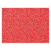 Rood Grijs Gray Wit Zwart Tafelkleed (Voorkant (Horizontaal))