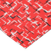 Rood Grijs Gray Wit Zwart Tafelkleed (Gekanteld)