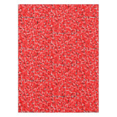 Rood Grijs Gray Wit Zwart Tafelkleed (Voorkant)