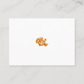 Rood, grijs, sinaasappel, bruine clip art plaatskaartje (Achterkant)