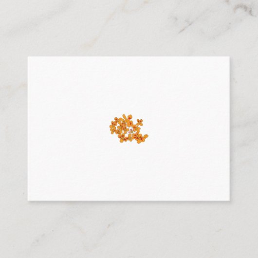 Rood, grijs, sinaasappel, bruine clip art plaatskaartje (Voorkant)