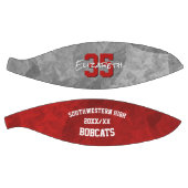 Rood grijs team club school kleuren cadeaus basketbal (Panelen)