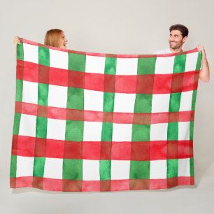 Rood Groen 60x80 Fleece Deken