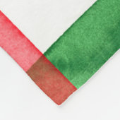 Rood Groen 60x80 Fleece Deken (Hoek)