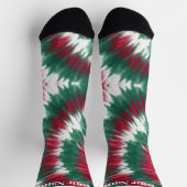 Rood & groen | Aangepaste naam Sokken (Top)