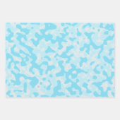 Rood Groen & Blauw Camouflage Camo Inpakpapier Vel (Voorkant 3)