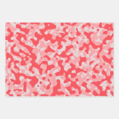 Rood Groen & Blauw Camouflage Camo Inpakpapier Vel (Voorkant 2)