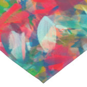 Rood groen blauw Geel Abstractie Tafelkleed (Gekanteld)