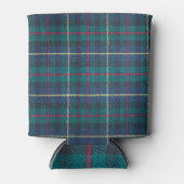 Rood, groen, blauw Schots tartan patroon. Blikjeskoeler (Voorkant)