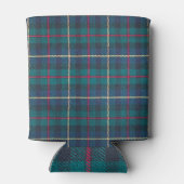 Rood, groen, blauw Schots tartan patroon. Blikjeskoeler (Achterkant)
