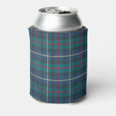 Rood, groen, blauw Schots tartan patroon. Blikjeskoeler (Blikje Achterkant)
