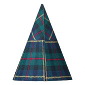 Rood, groen, blauw Schots tartan patroon. Feesthoedjes (Achterkant)