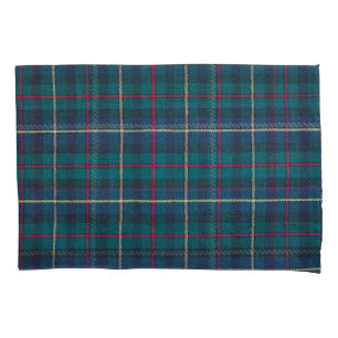 Rood, groen, blauw Schots tartan patroon. Kussensloop