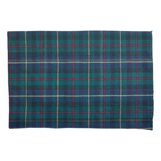 Rood, groen, blauw Schots tartan patroon. Kussensloop (Voorkant)