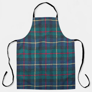 Rood, groen, blauw Schots tartan patroon. Schort