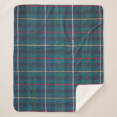 Rood, groen, blauw Schots tartan patroon. Sherpa Deken (Voorkant)