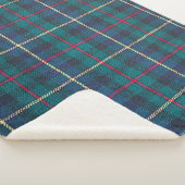 Rood, groen, blauw Schots tartan patroon. Sherpa Deken (3/4)