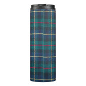 Rood, groen, blauw Schots tartan patroon. Thermosbeker (Achterkant)