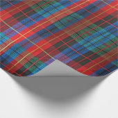 Rood, groen, blauw Tartan Pset Gift Wrap Cadeaupapier (Hoek)