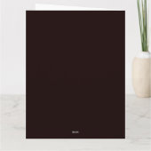 Rood Groen Bloemen Modern Abstract Kunstpatroon #0 Bedankkaart (Achterkant)